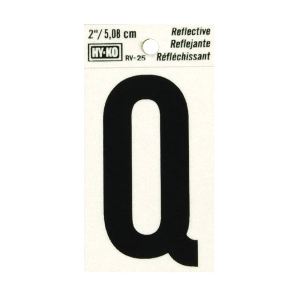 Hy-Ko Reflective Letter Black /  / Q