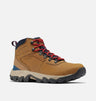 Columbia Men's Newton Ridge Plus II Waterproof Hiking Boot Light Brown/Red Velvet