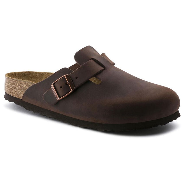 Birkenstock Boston Soft Footbed Oiled Clog Habana oiled