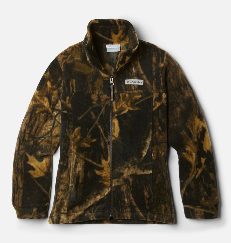 Columbia Boys Zing III Printed Fleece Jacket - Timberwolf Timberwolf