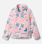 Columbia Girls Benton Springs II Printed Fleece Jacket - Satin Pink Outerbounds Satin Pink Outerboun