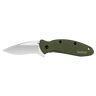 Kershaw Scallion Aluminum Knife - Stainless Steel/olive Drab Ss/ol drab