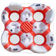 Solstice Super Chill Four Person Float With Cooler Red/wht