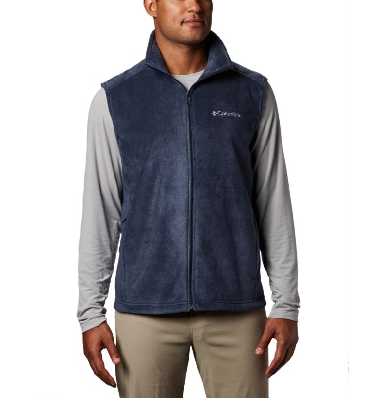 Columbia Men's Steens Mountain Fleece Vest - Collegiate Navy Collegiate Navy