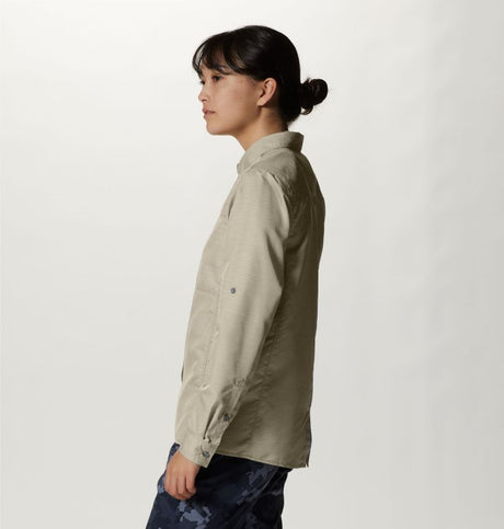 Mountain Hardwear Women's Canyon Long Sleeve Shirt - Khaki Khaki