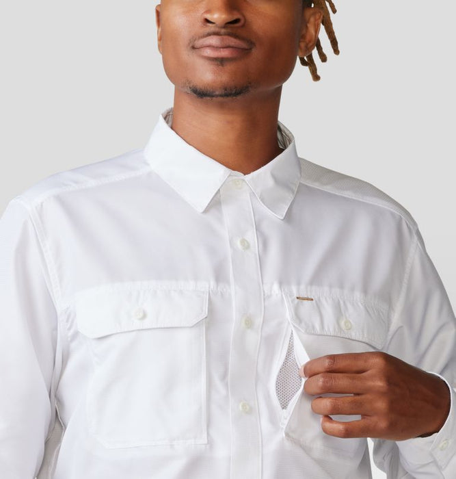 Mountain Hardwear Men's Canyon Long Sleeve Shirt - White White