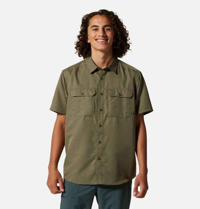 Mountain Hardwear Men's Canyon Short Sleeve Shirt Stone Green