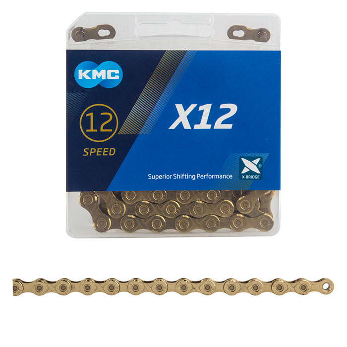 Kmc X12 Chain, 12spd 126links Gold