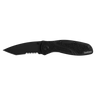 Kershaw Bluer Tanto Serrated Knife - Black Blackst