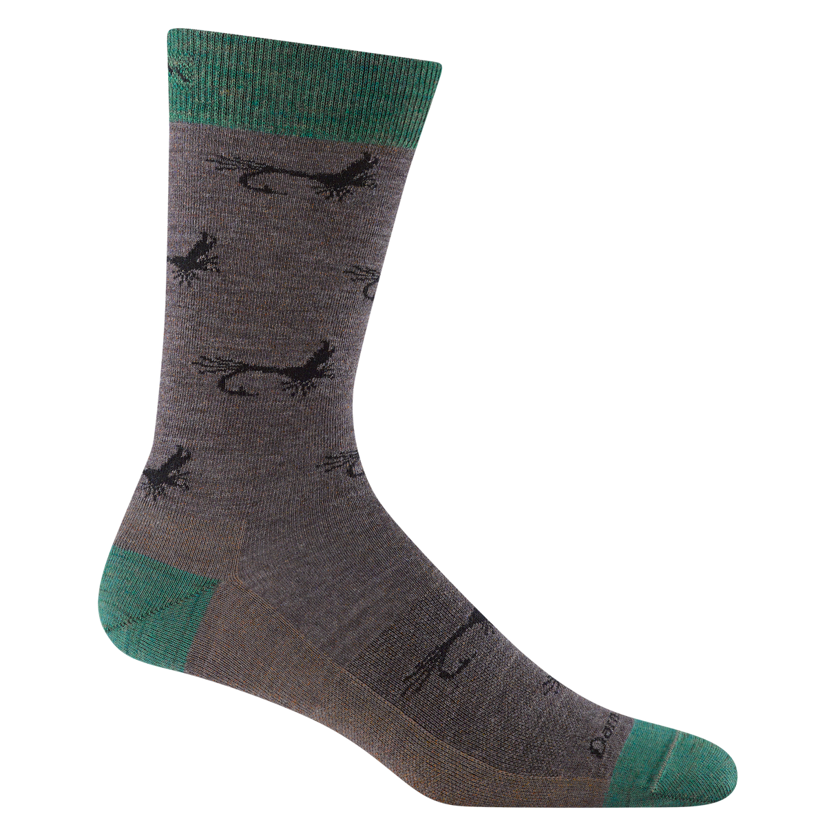 Darn Tough Men's Mcfly Crew Lightweight Lifestyle Sock - Taupe Taupe