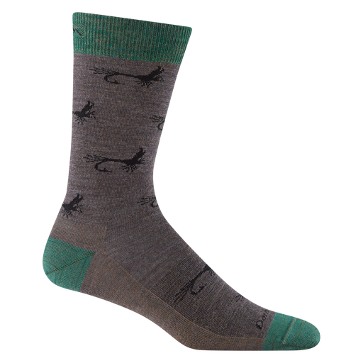 Darn Tough Men's Mcfly Crew Lightweight Lifestyle Sock - Taupe Taupe