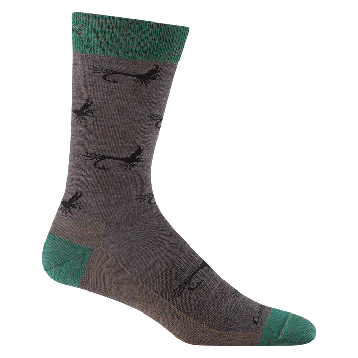 Darn Tough Men's Mcfly Crew Lightweight Lifestyle Sock - Taupe Taupe