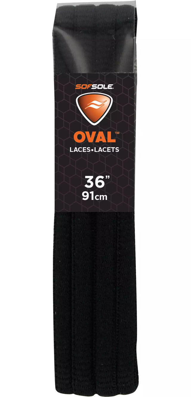 Sof Sole Athletic Oval Laces Black