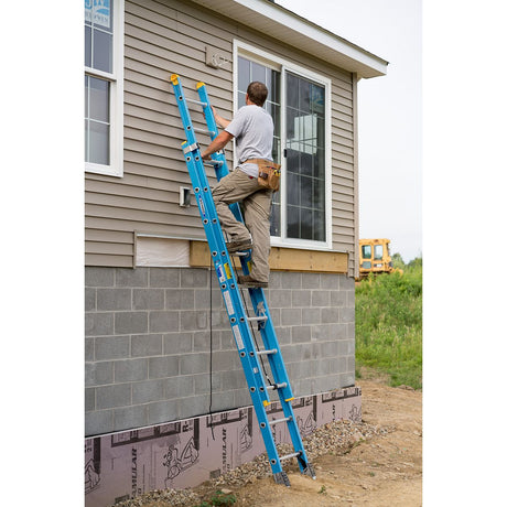 Werner 16ft Type I Fiberglass D-Rung Extension Ladder