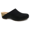 Dansko Women's Talulah Milled Nubuck Clog - Black Black