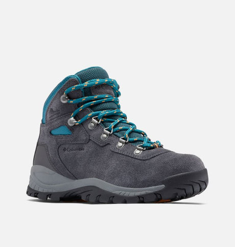 Columbia Women's Newton Ridge Plus Waterproof Amped Hiking Boot Shark/River Blue