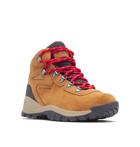 Columbia Women's Newton Ridge Plus Waterproof Amped Hiking Boot Elk/Mountain Red