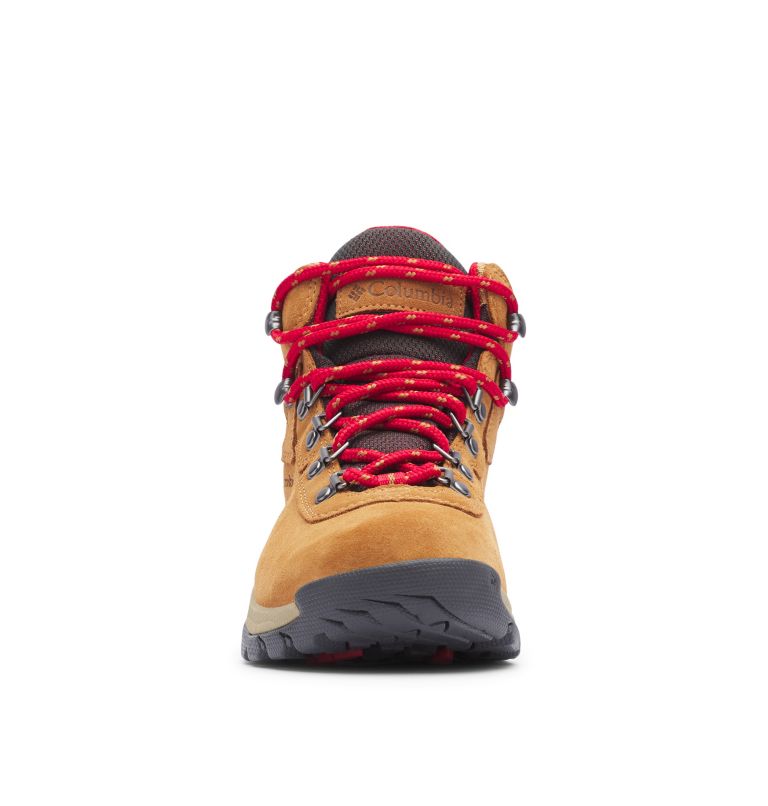 Columbia Women's Newton Ridge Plus Waterproof Amped Hiking Boot - Elk/Mountain Red Elk/Mountain Red