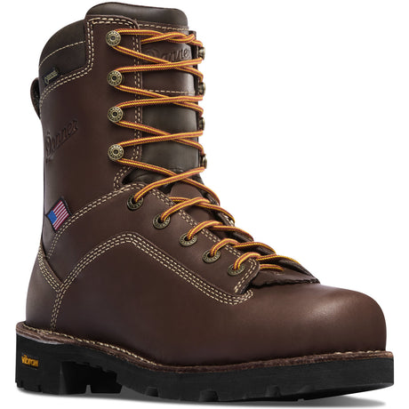 Danner Men's Quarry Alloy Toe Boot - Brown Brown