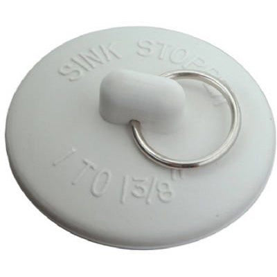 Master Plumber Sink Stopper with Metal Ring