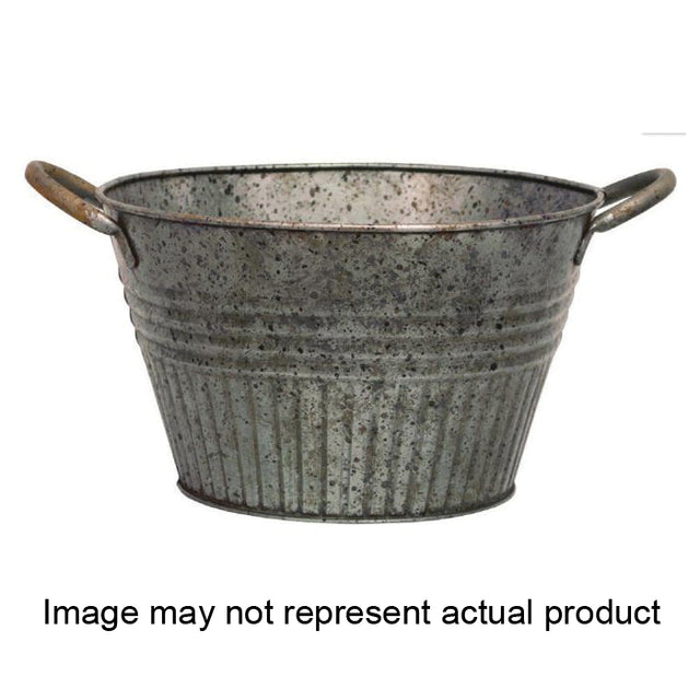 robert allen home & garden Planter with Handle Aged nickel