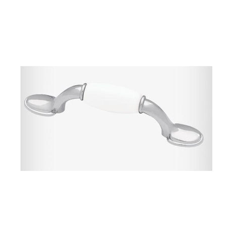 Liberty Hardware Cabinet Pull Chrome white