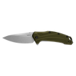 Kershaw Link Knife - Stainless Steel/olv Stnwsh Ss/olv stnwsh