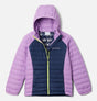 Columbia Girls’ Powder Lite Hooded Jacket Nocturnal/Gumdrop