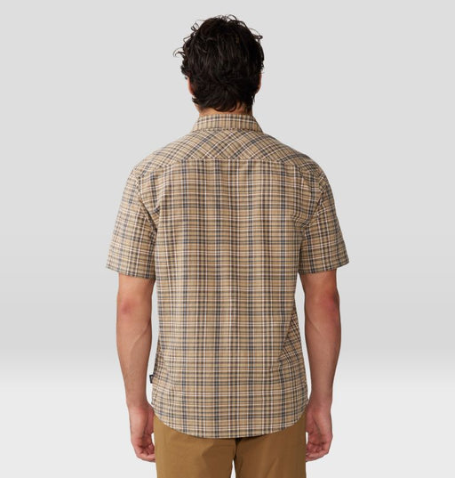 Mountain Hardwear Men's Big Cottonwood Short Sleeve Shirt - Moab Tan Canopy Plaid Moab Tan Canopy Plaid