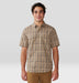 Mountain Hardwear Men's Big Cottonwood Short Sleeve Shirt - Moab Tan Canopy Plaid Moab Tan Canopy Plaid