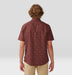 Mountain Hardwear Men's Big Cottonwood Short Sleeve Shirt - Washed Raisin Dot Geo Print Washed Raisin Dot Geo Print