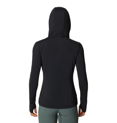 Mountain Hardwear Women's Crater Lake Long Sleeve Hoody - Black Black