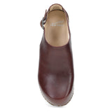 Dansko Women's Sassy Milled Heel Shoe - Cordovan Cordovan