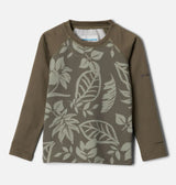 Columbia Kids Toddler Sandy Shores Printed Long Sleeve Sunguard Shirt - Stone Green Pasteled Tonal / Stone Green Stone Green Pasteled Tonal / Stone Green