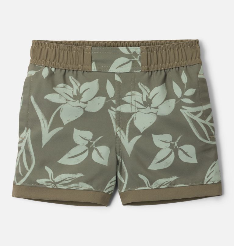 Columbia Boys Toddler Sandy Shores Board Shorts - Stone Green Pasteled Tonal Stone Green Pasteled Tonal