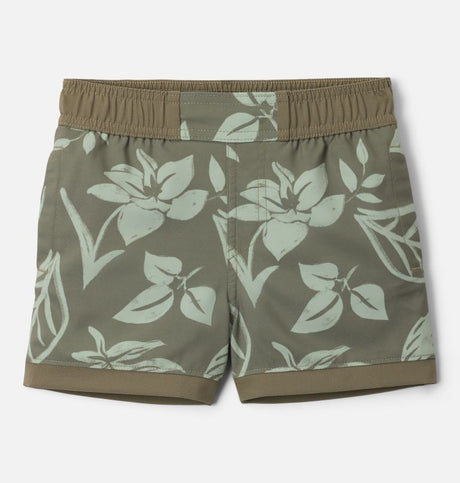 Columbia Boys Toddler Sandy Shores Board Shorts - Stone Green Pasteled Tonal Stone Green Pasteled Tonal