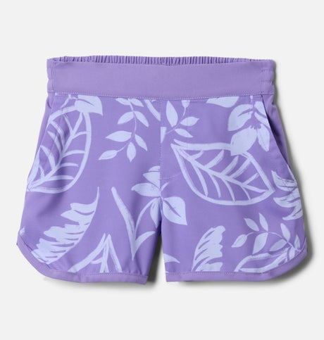 Columbia Girls Toddler Sandy Shores Board Shorts - Paisley Purple Pasteled Tonal Paisley Purple Pasteled Tonal