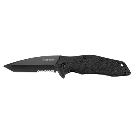 Kershaw Kuro Tanto Knife - Black/black Blk/blk