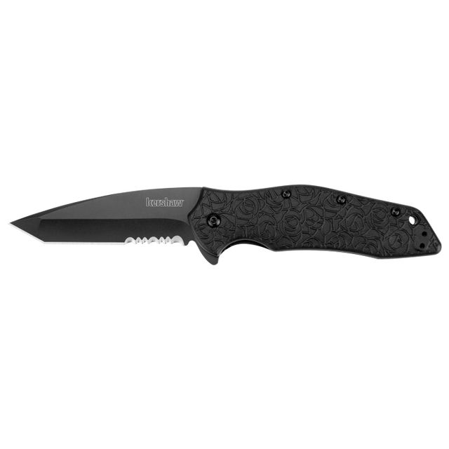 Kershaw Kuro Tanto Knife - Black/black Blk/blk