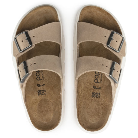 Birkenstock ' Arizona Chunky Suede Leather Warm Sand