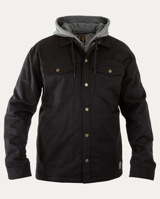 Noble Outfitters Men's 2-In-1 Hooded Jacket Black