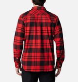 Columbia Men's Flare Gun Stretch Flannel Shirt - Sail Red River Crossing Plaid Sail Red River Crossing Plaid