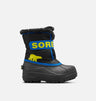 Sorel Childrens Snow Commdander Boot Black/super blue