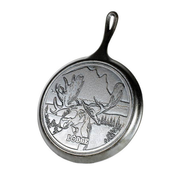 Lodge Moose Griddle Skillet Moose logo