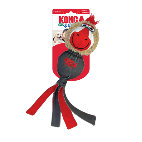 Kong Wubba Zoo Dog Toy - Mandrill - Large Mandrill