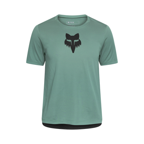 Fox Racing Yth Ranger Ss Jersey Fox Head, Pine/yl Pine