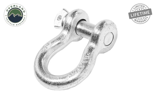 Overland Vehicle Systems Recovery Shackle 3/4 4.75 Ton, Zinc