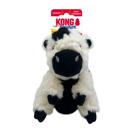 Kong Comfort Tykes Dog Toy - Cow - Small Cow