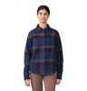 Mountain Hardwear Women's Plusher Long Sleeve Shirt Dark zinc plaid