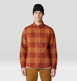 Mountain Hardwear Men's Plusher Long-Sleeve Shirt - Iron Oxide Tatanka Check Print Iron Oxide Tatanka Check Print